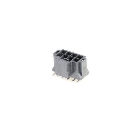 Molex NANO-FIT HDR SMT VT DLR 8CKT TIN BLK 105429-1108